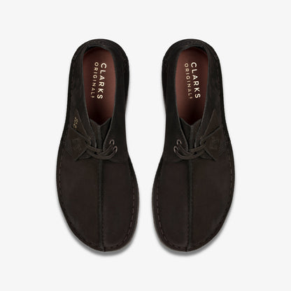 Clarks Desert Trek Black Suede men's shoe – view 6