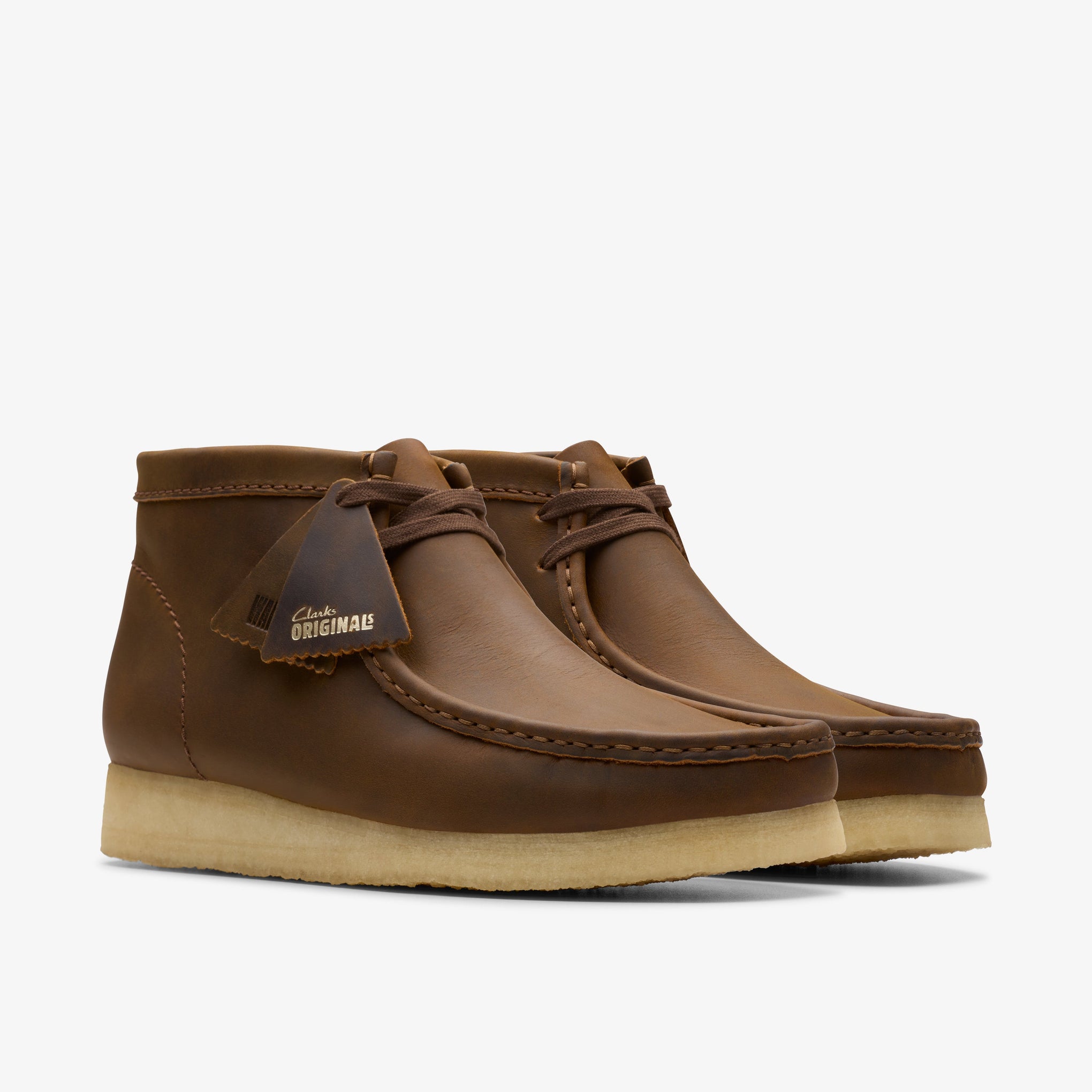Clarks Mens Wallabee Boot Beeswax
