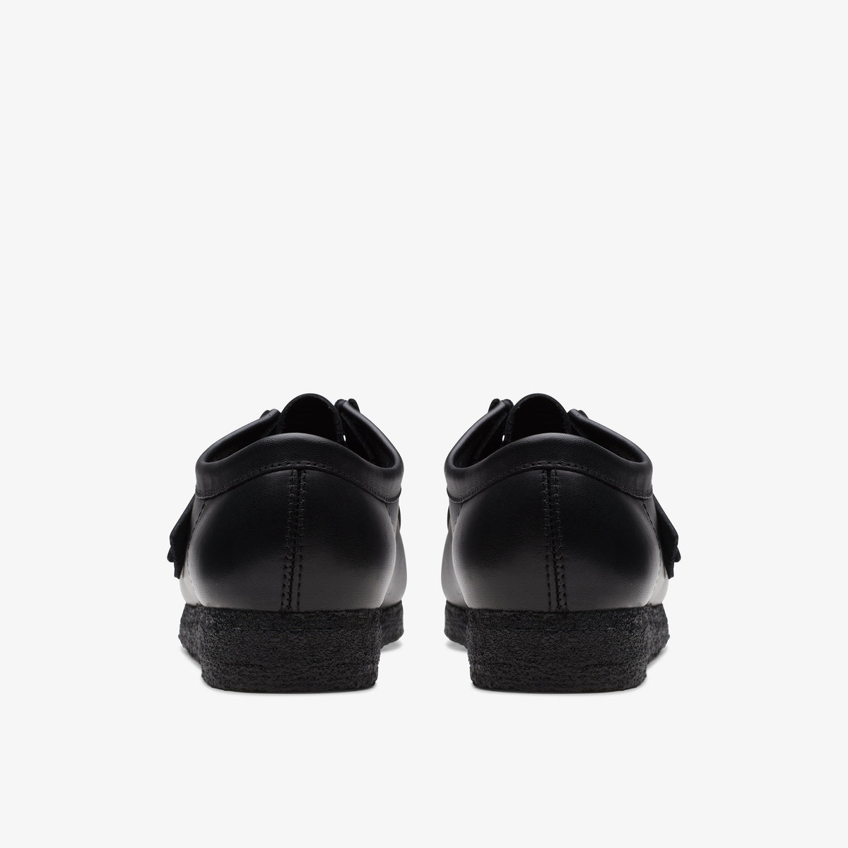 Clarks Wallabee Black Leather men's shoe – view 4