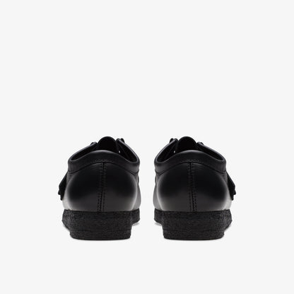 Clarks Wallabee Black Leather men's shoe – view 4