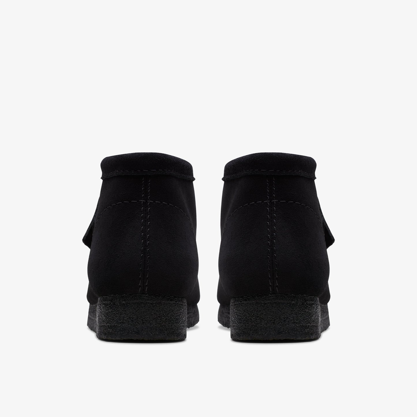 Clarks Wallabee Boot Black Suede men's shoe – view 5