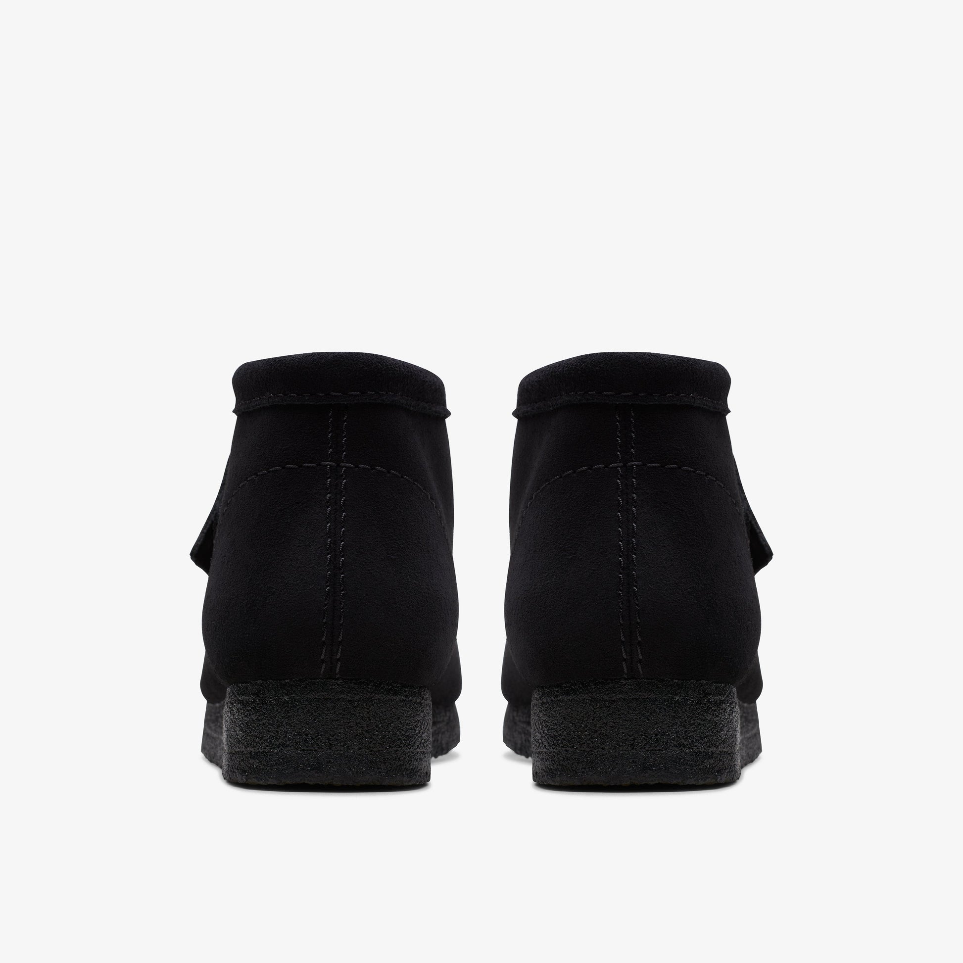 Clarks Wallabee Boot Black Suede men's shoe – view 5