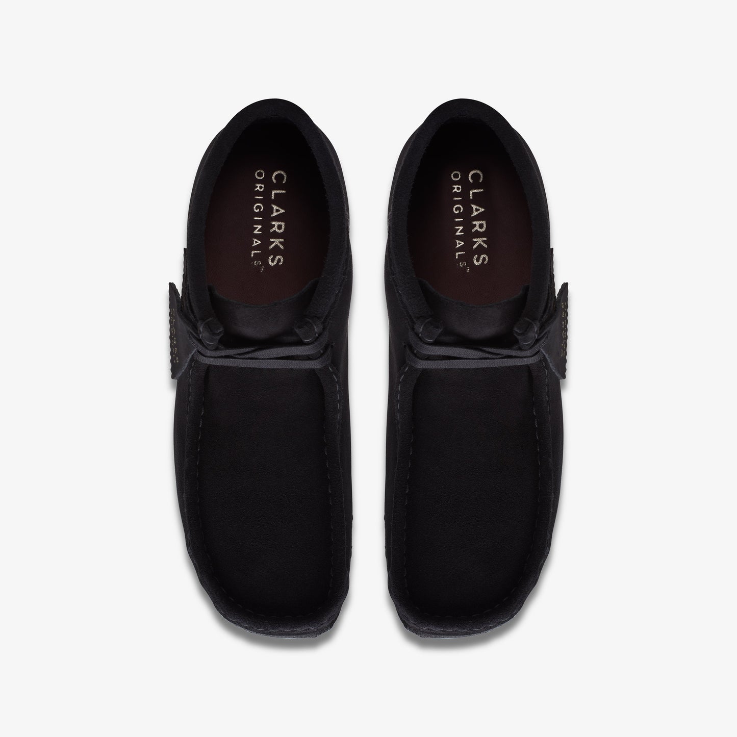 Clarks Wallabee Boot Black Suede men's shoe – view 5