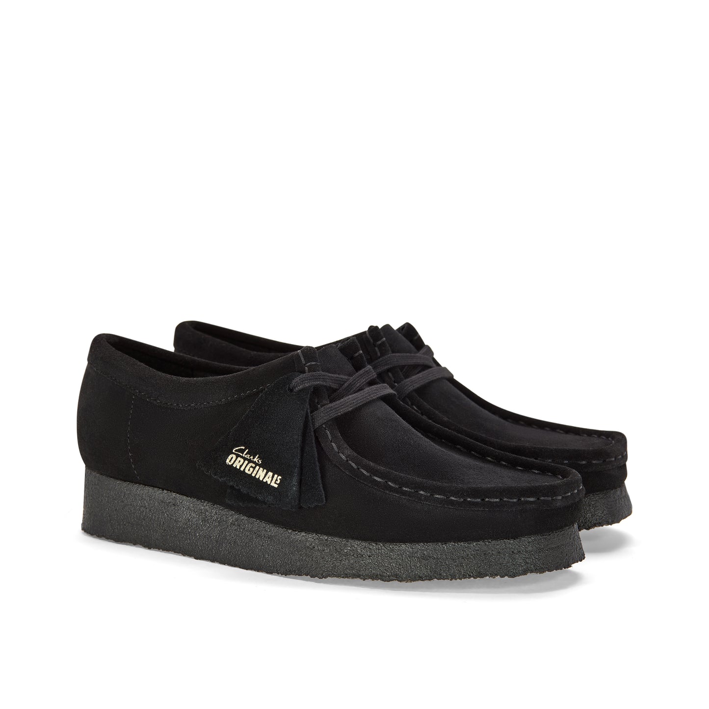 Clark Men's Wallabee Black Suede 26155519