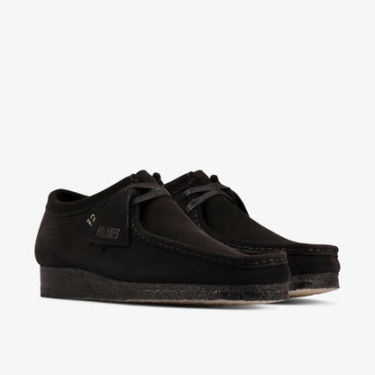 Clarks Wallabee Black Suede men's shoe – view 4