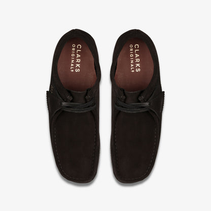 Clarks Wallabee Black Suede men's shoe – view 6