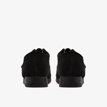 Clarks Womens Wallabee Black Suede 26155522
