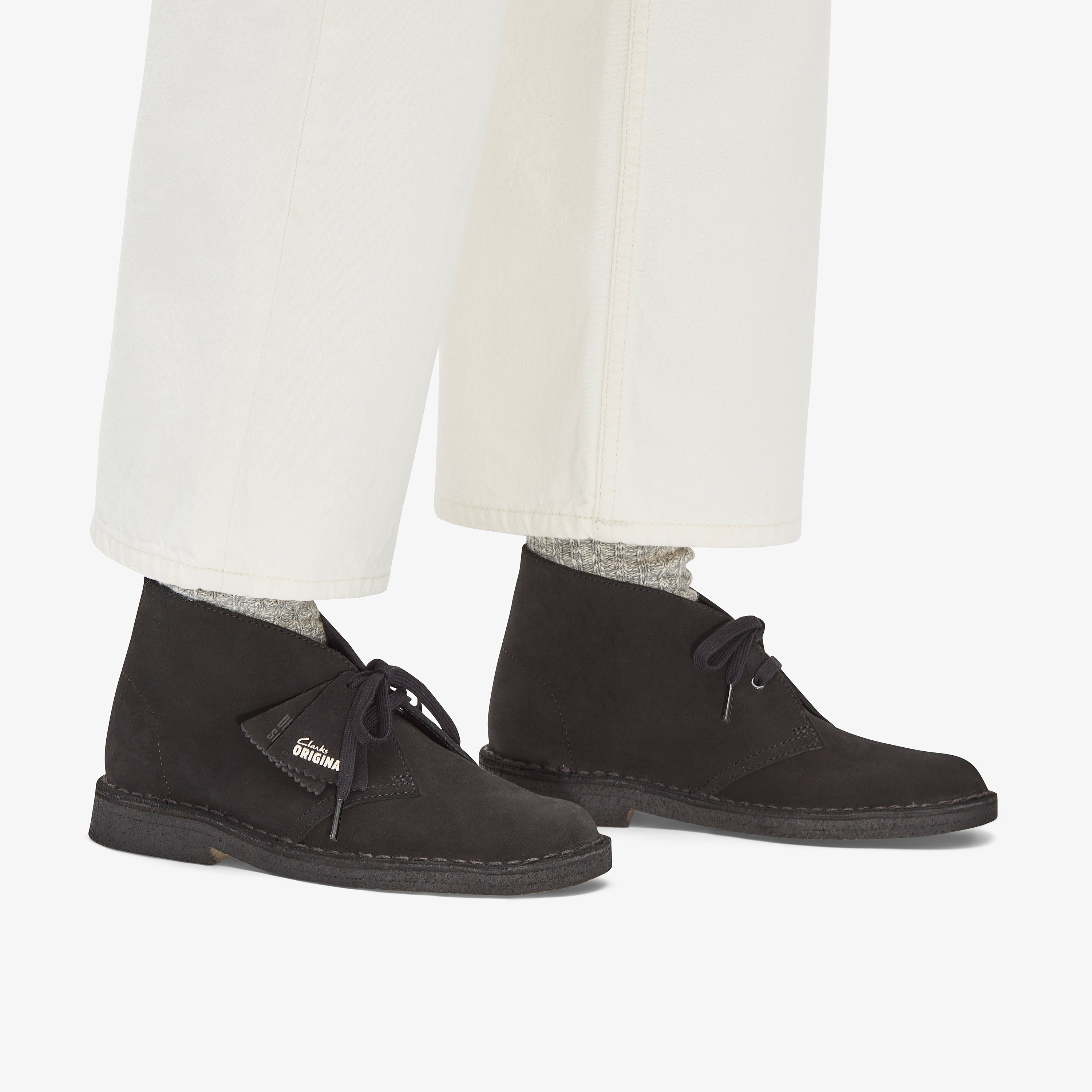国内配送 CLARKS WMNS DESERT BOOT BLACK SUEDE WOMENS Desert Boot Black Suede Desert Boots | Clarks CA