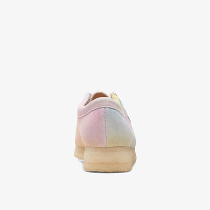 Clarks Womens Wallabee White Blue Multicolour 26165563