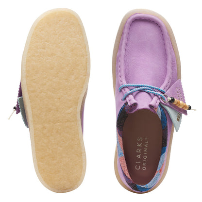 Clarks Womens Wallabee Cup Light Purple