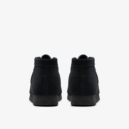 Clarks Kids - Wallabee Boot Older Black Suede 26168044