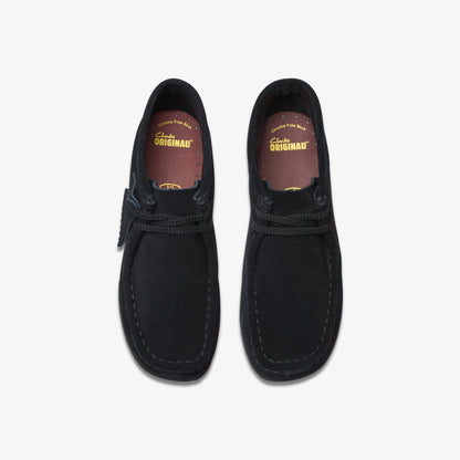 Clarks Kids - Wallabee Boot Older Black Suede 26168044