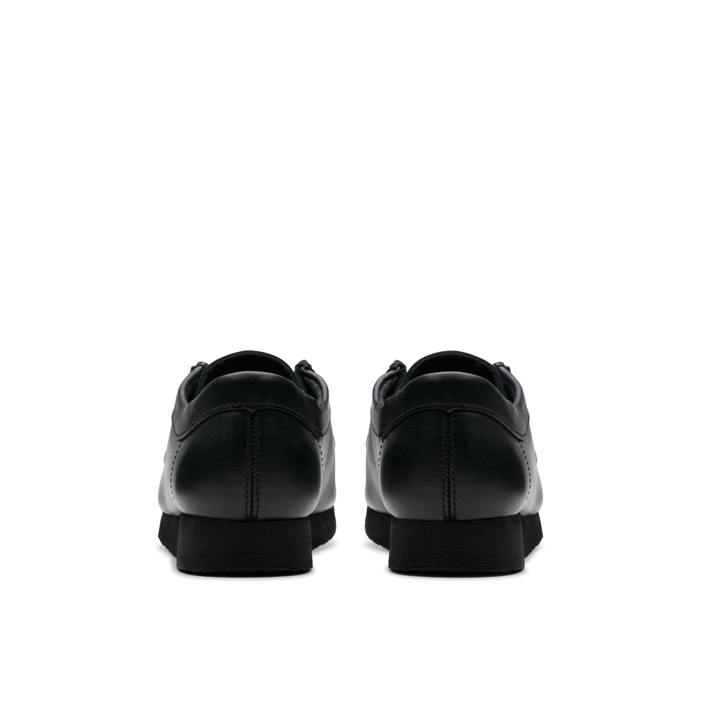 Clarks Wallabee Black Leather kids' shoe – view 5