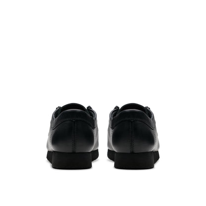 Clarks Wallabee Black Leather kids' shoe – view 5