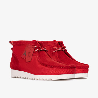 Clarks Mens Wallabee Boot FTRE Red 26173081
