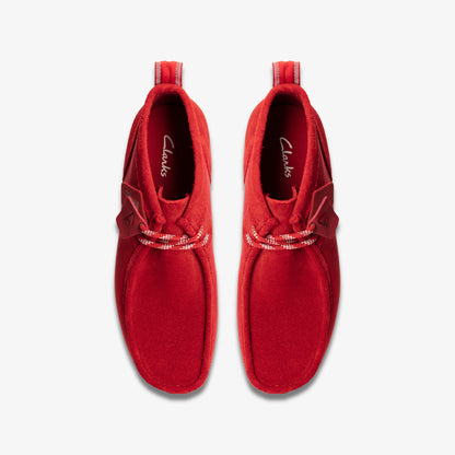 Clarks Mens Wallabee Boot FTRE Red 26173081