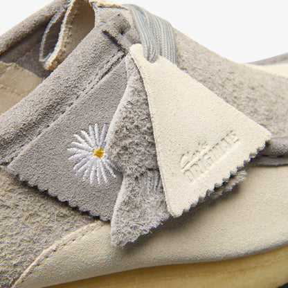 Clarks Mens Wallabee Grey Off White 26176525