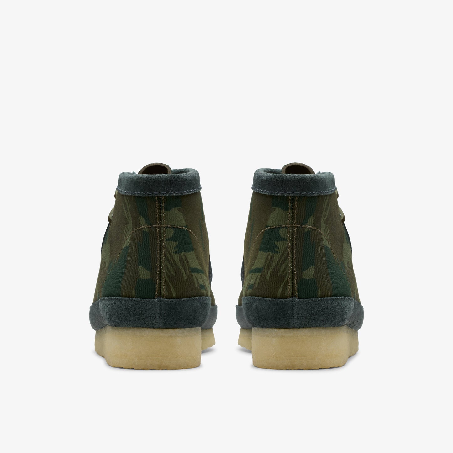 Clarks Mens Wallabee Boot Green Camouflage 26177769
