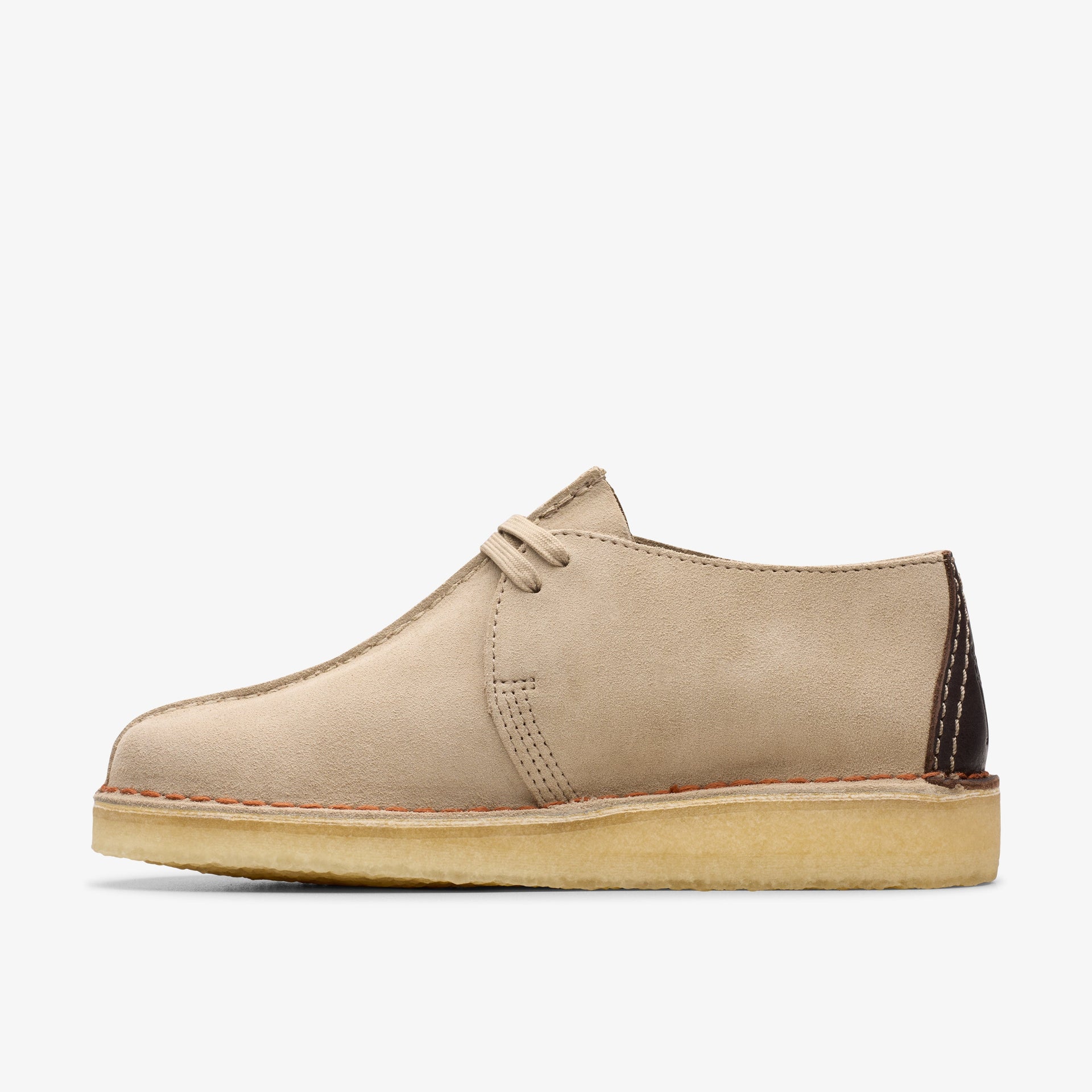 Clarks Mens Desert Trek Sand Suede