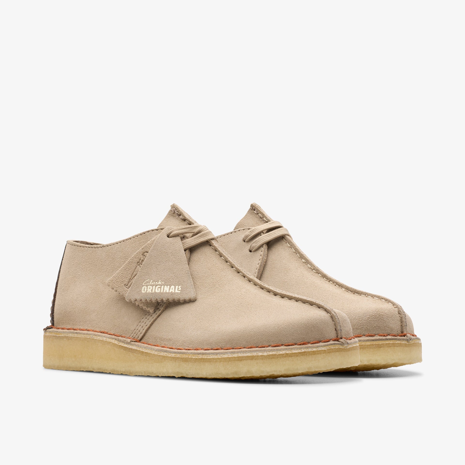 Clarks Mens Desert Trek Sand Suede