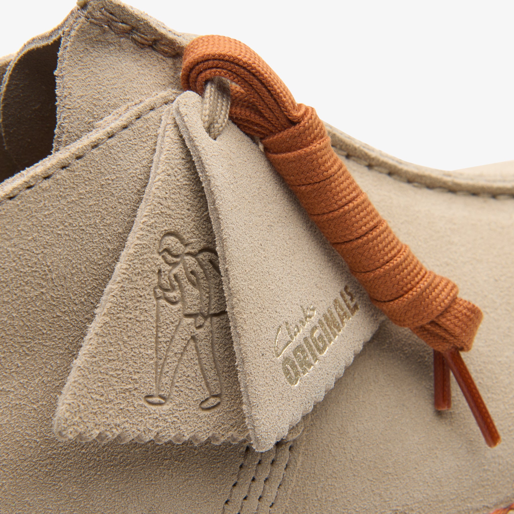Clarks Mens Desert Trek Sand Suede