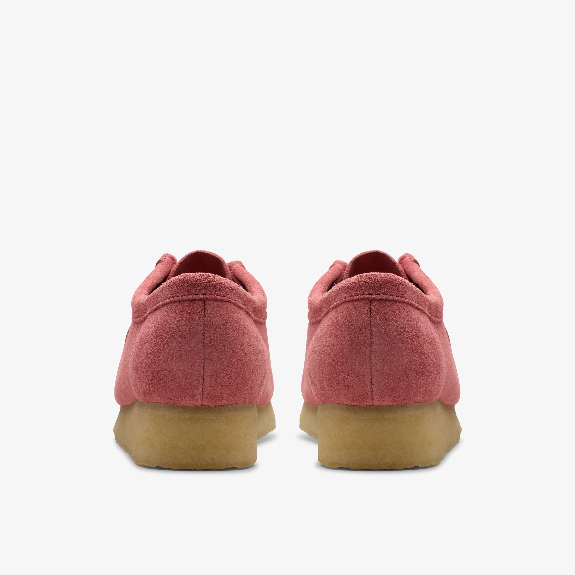 Clarks Womens Wallabee Vintage Pink Suede