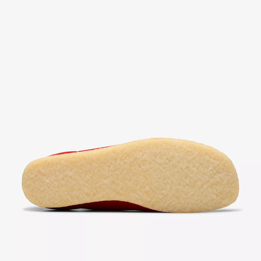 Clarks Mens Wallabee Red Suede 26180195