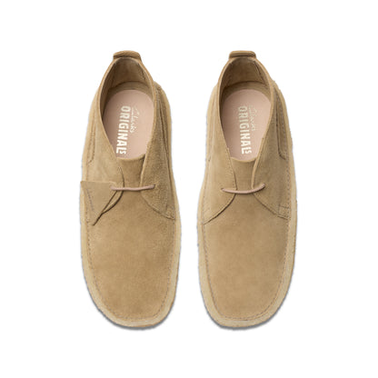 Clarks Men's Desert Rain Dark Sand Suede 26180625