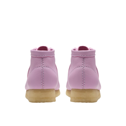 Clarks Womens Wallabee Boot Mauve Leather 26180648