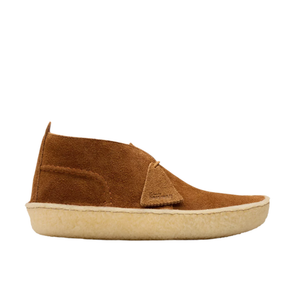 Clarks Mens Desert Rain Dark Cola Suede 26181144