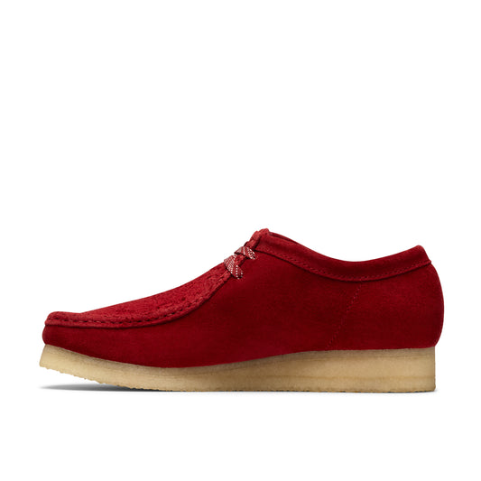 Clark Men's Wallabee Dark Red Suede 26182822