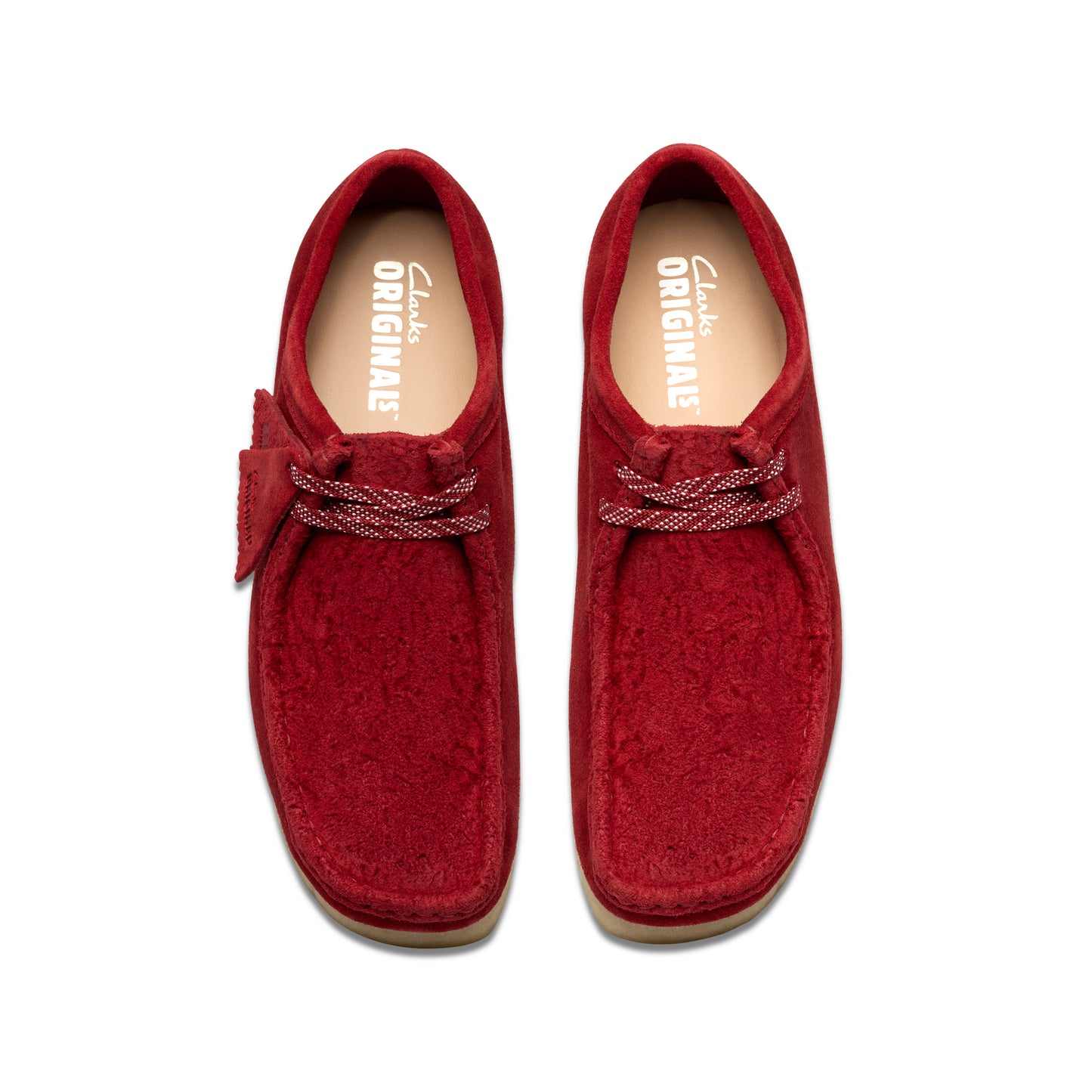 Clark Men's Wallabee Dark Red Suede 26182822