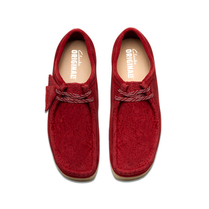 Clark Men's Wallabee Dark Red Suede 26182822