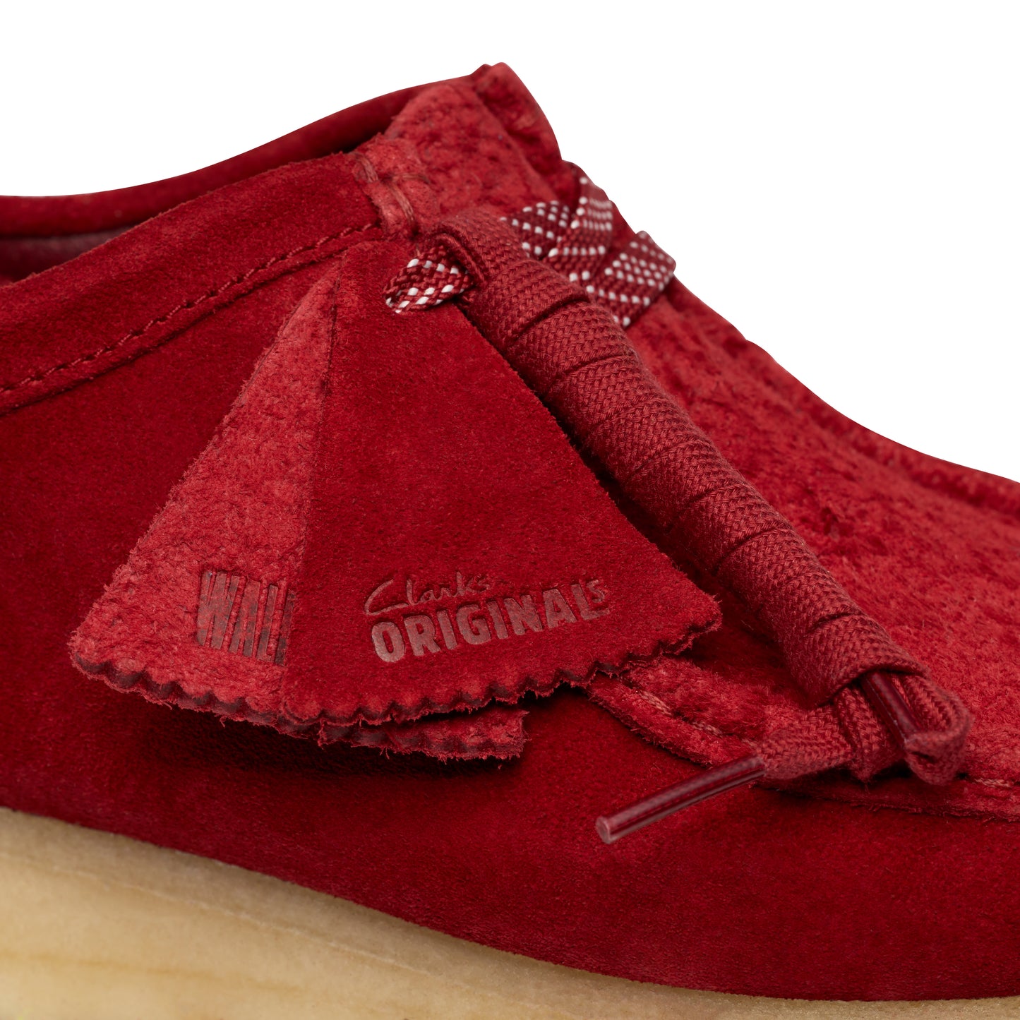 Clark Men's Wallabee Dark Red Suede 26182822
