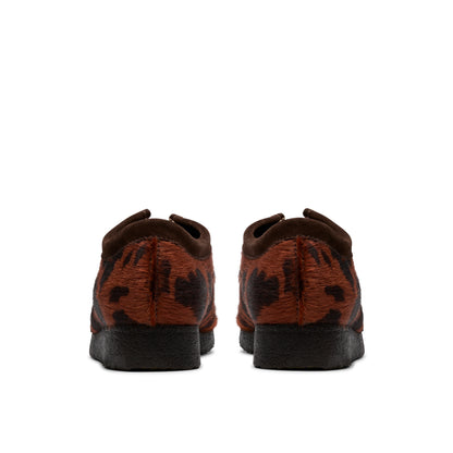 Clarks Mens Wallabee Brown Cow Print 26183756