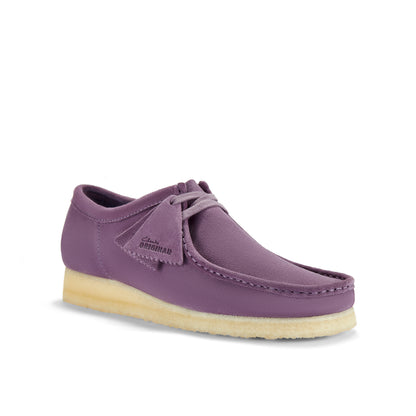 Clark Mens Wallabee Plum Suede 261183759