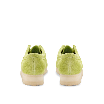 Clark Womens Wallabee Lime Suede 26183774