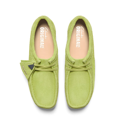 Clark Womens Wallabee Lime Suede 26183774