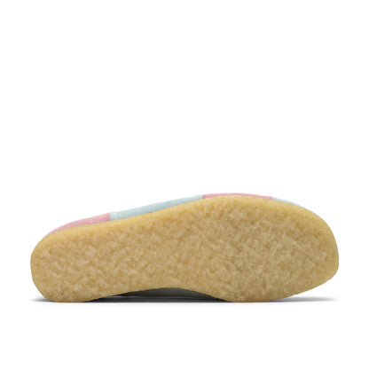 Clark Women's Wallabee Pale Blue Stripe 26185585