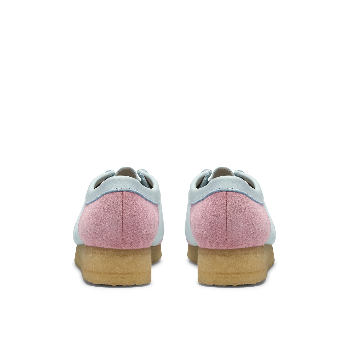 Clark Women's Wallabee Pale Blue Stripe 26185585