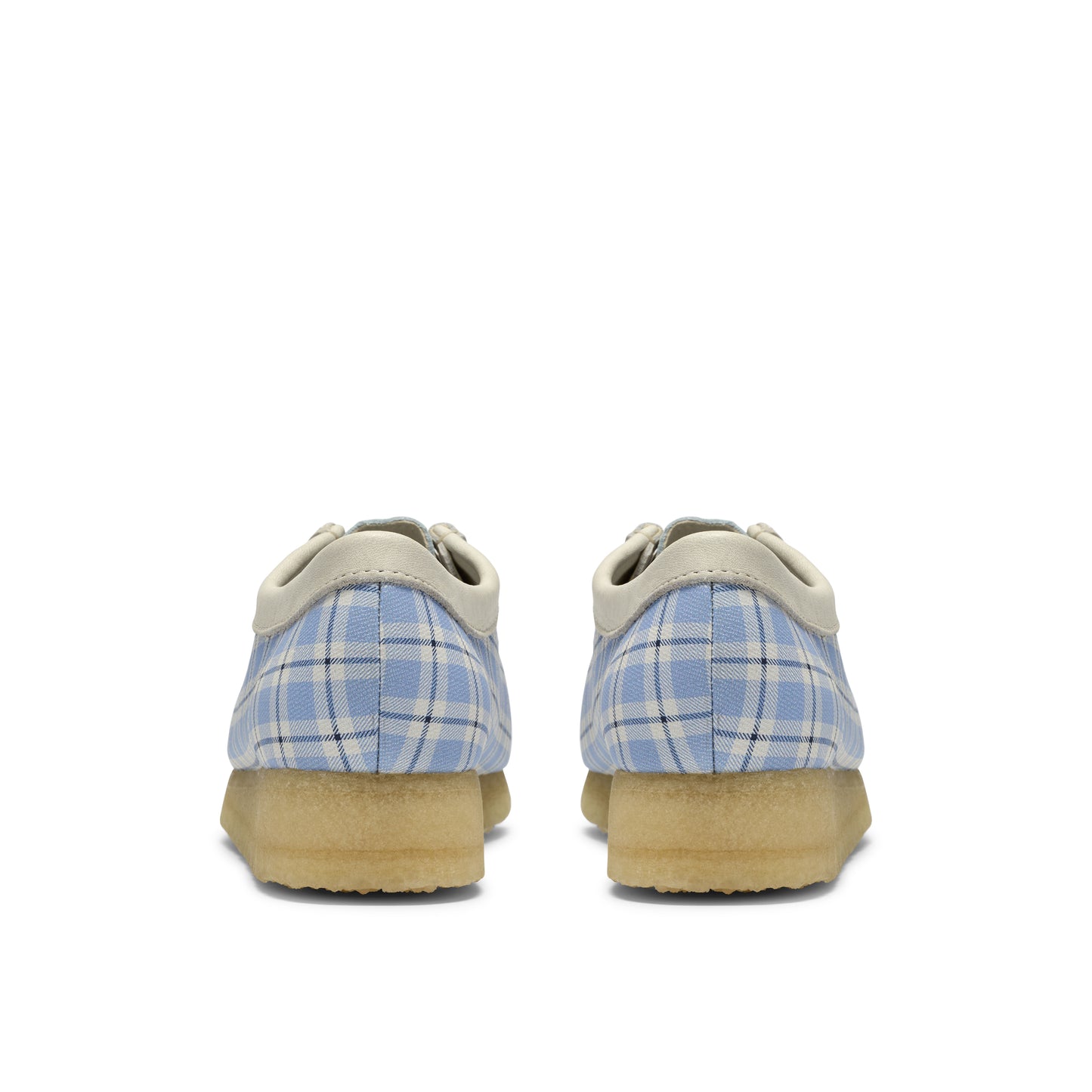 Clark Women's Wallabee Blue Check 26185614