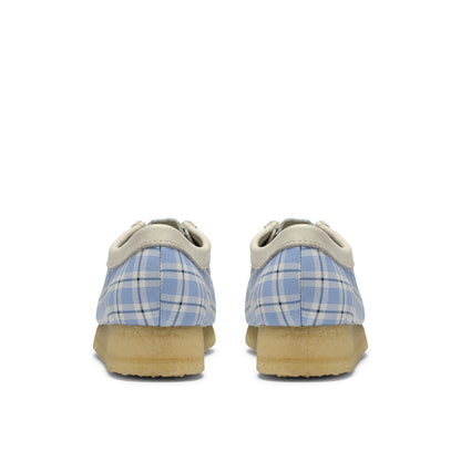 Clark Women's Wallabee Blue Check 26185614