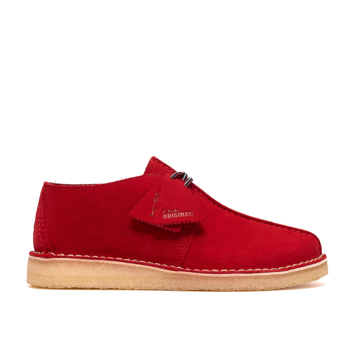 Clark Men's Desert Trek Red Suede 26185630