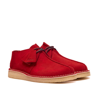 Clark Men's Desert Trek Red Suede 26185630