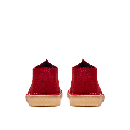Clark Men's Desert Trek Red Suede 26185630