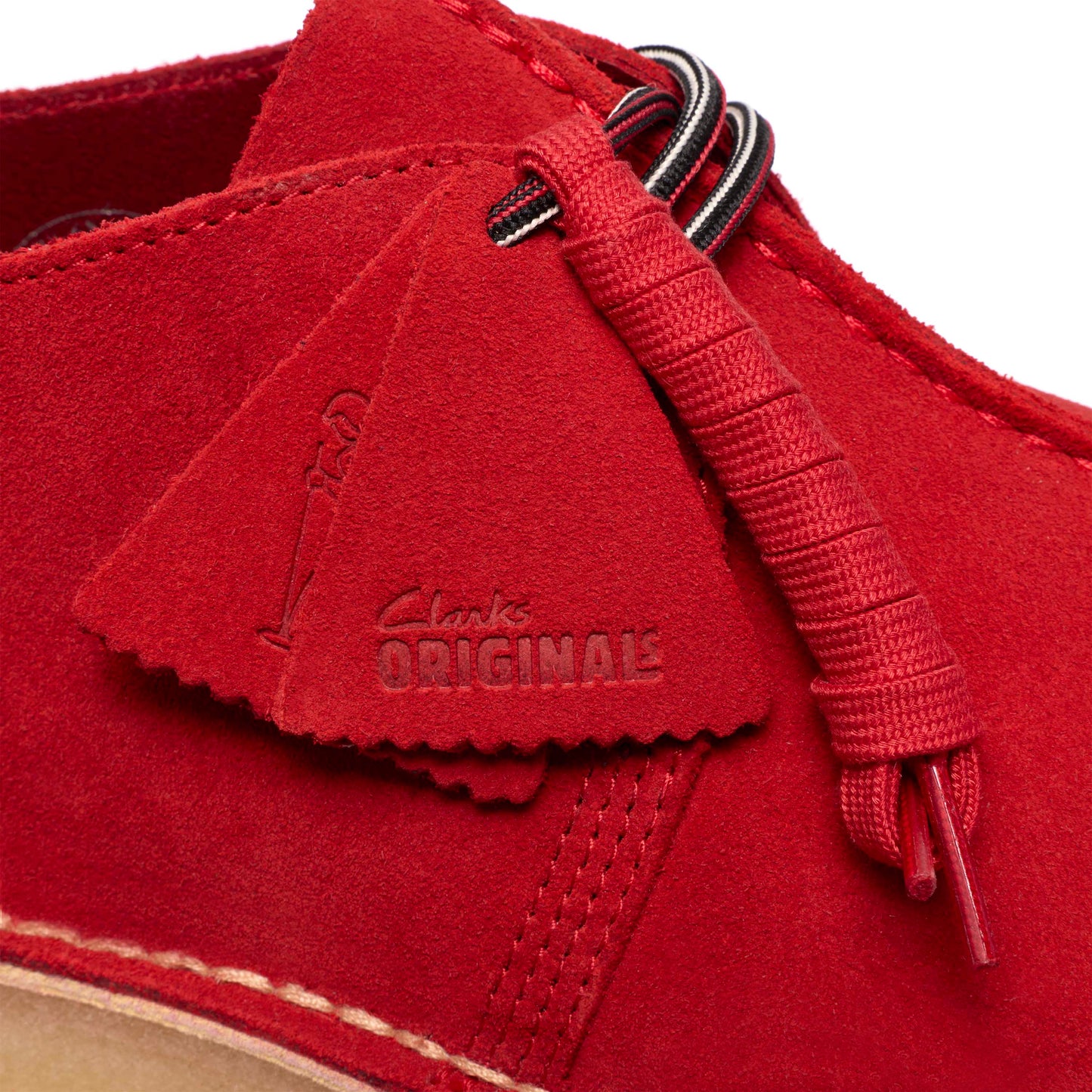 Clark Men's Desert Trek Red Suede 26185630