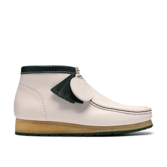 Clark Men's Walla Boot RB White Leather 26185648