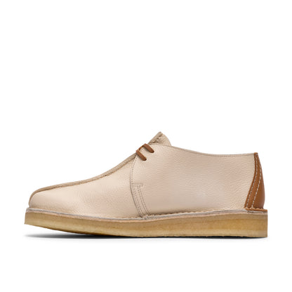 Clark Men's Desert Trek White Combination Leather 26185660