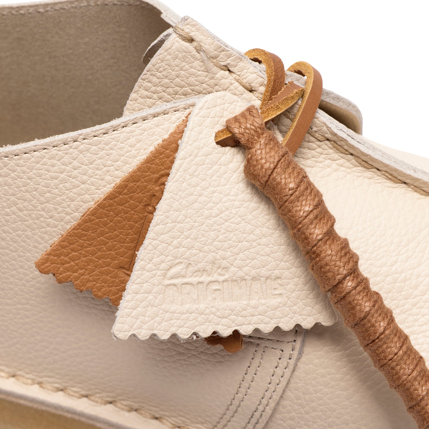 Clark Men's Desert Trek White Combination Leather 26185660
