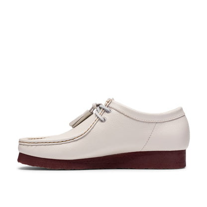 Clark Men's Wallabee White Leather 26185664